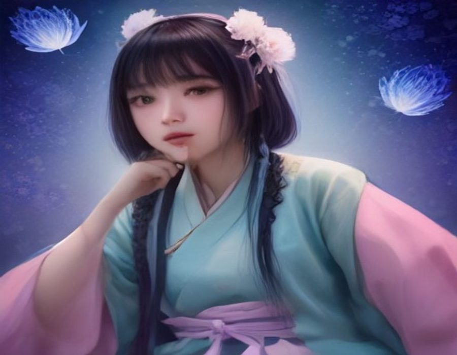 剪辑台上摆放着多张性爱伦理电影分镜草图与胶片，暖橙色台灯光线洒在纸面上，充满编辑室的工作氛围